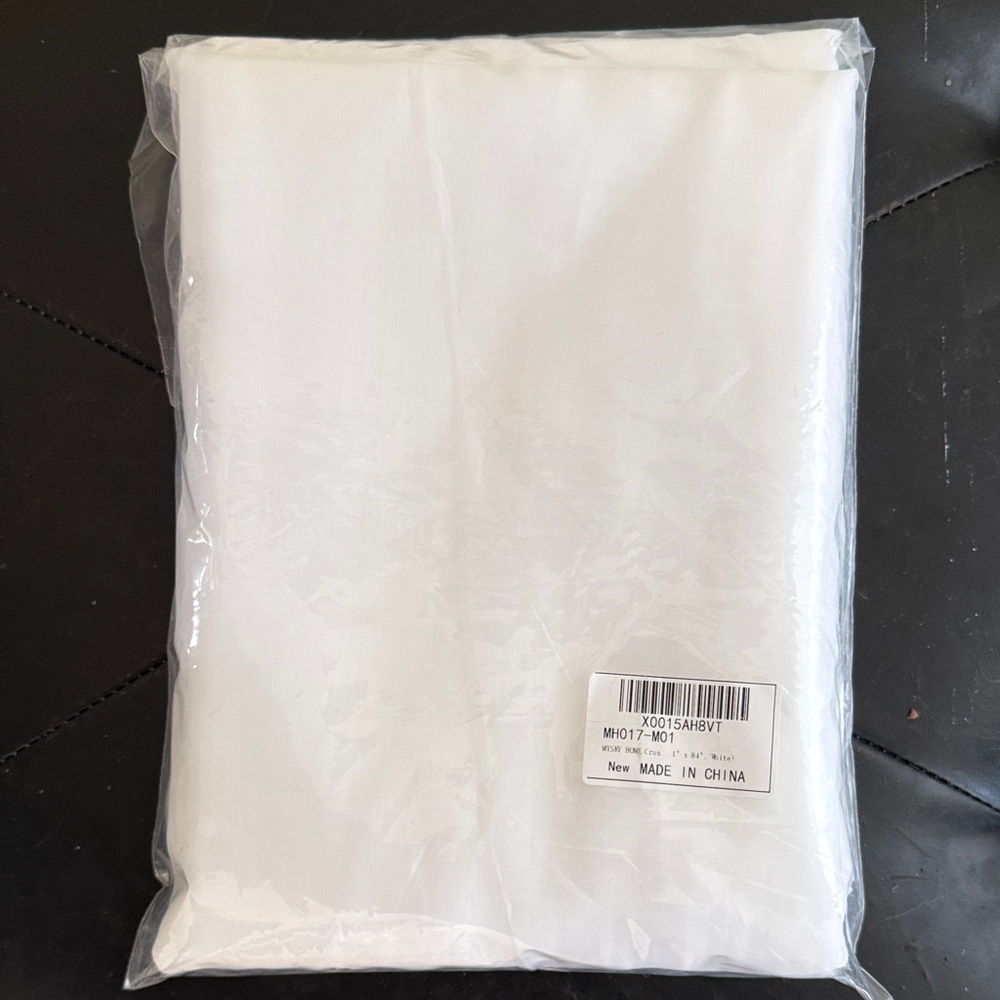 (1) Sheer panel drape